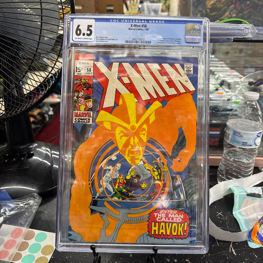 X-Men 58 cgc 6.5 1st Appearance Havok In Costume. Classic Adams Cvr.