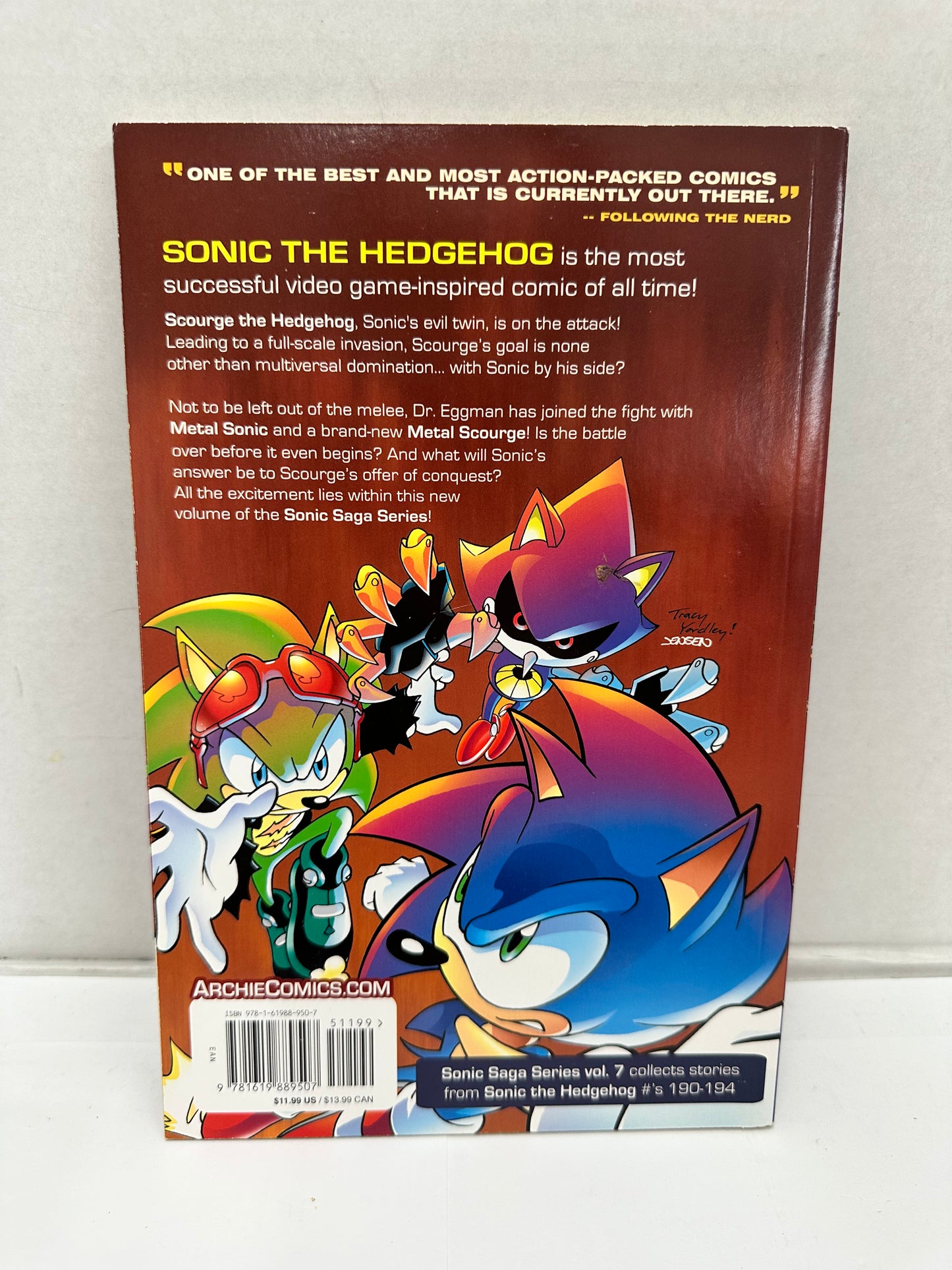 Sonic Saga Series 7: The Dark Mirror (Archie Comic) Graphic Novel