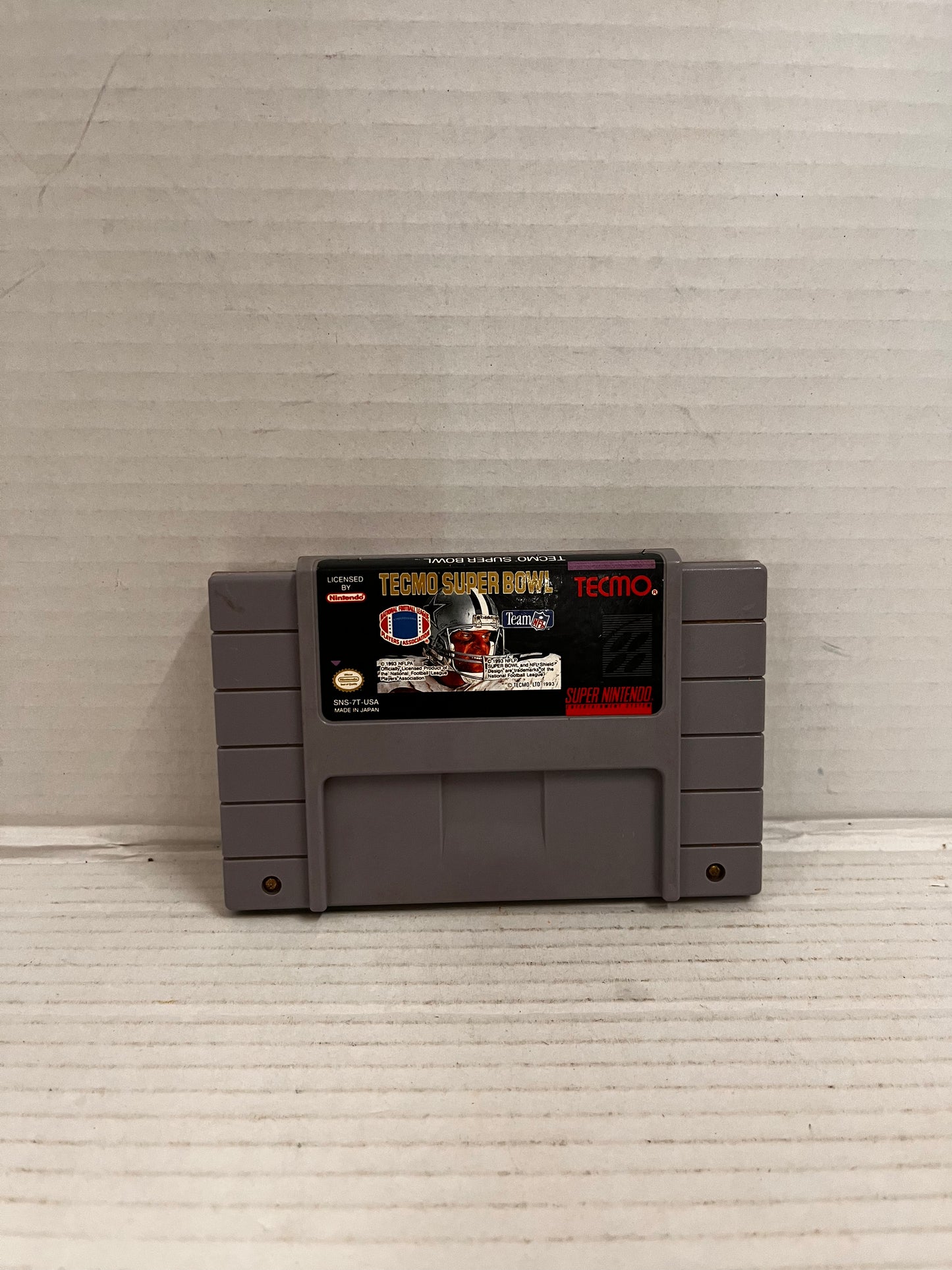 Tecmo Super Bowl Super Nintendo SNES Original Authentic Game