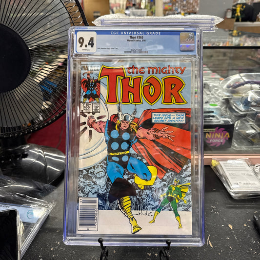 Thor 365 CGC 9.4 Marvel Comic 1986 Throg!
