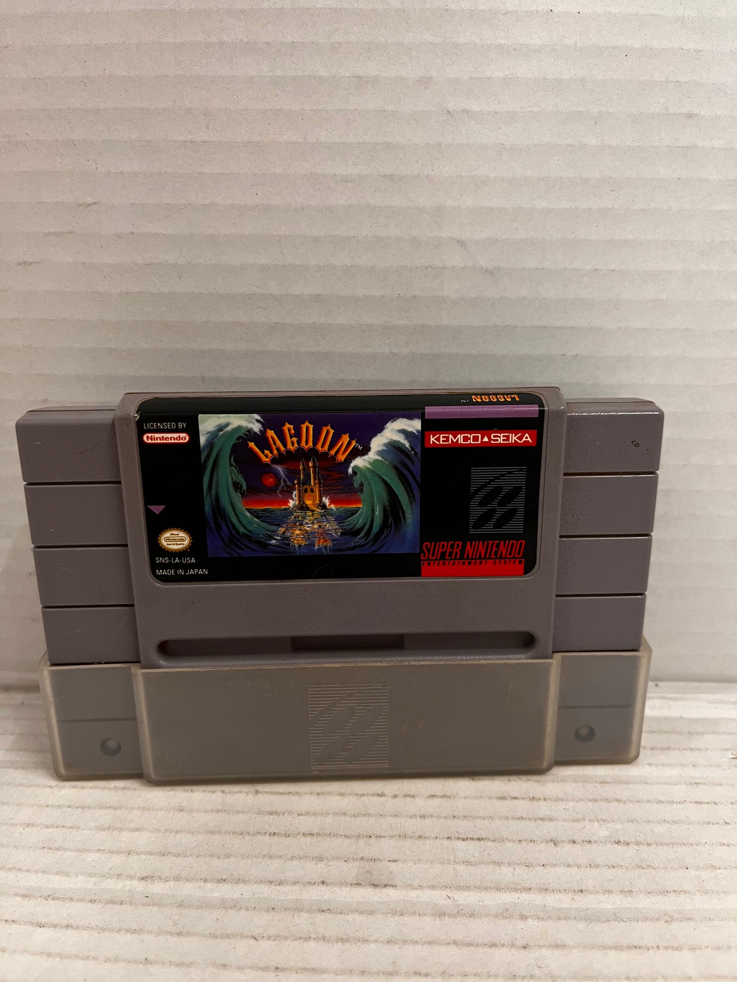 Lagoon - Super Nintendo SNES -Authentic