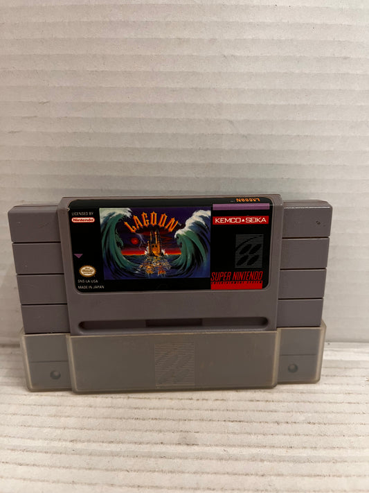 Lagoon - Super Nintendo SNES -Authentic