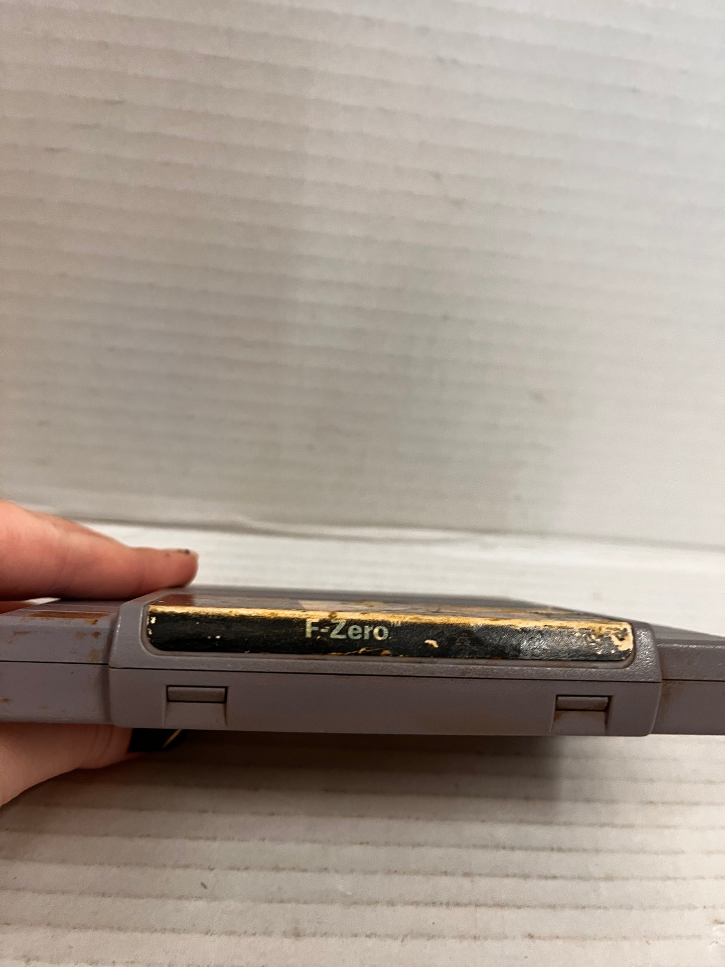 F-Zero (SNES, 1991) Authentic Loose Cart.