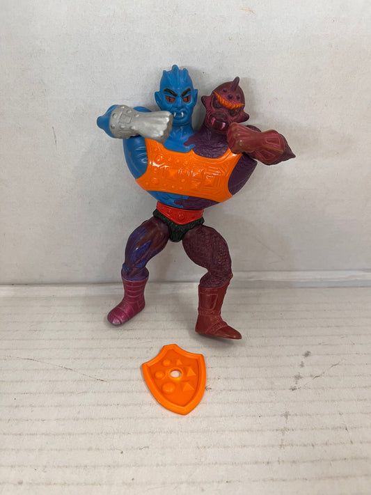 Two Bad Flat Back He-Man Masters of the Universe MOTU 1984 Vintage Near Comp #1