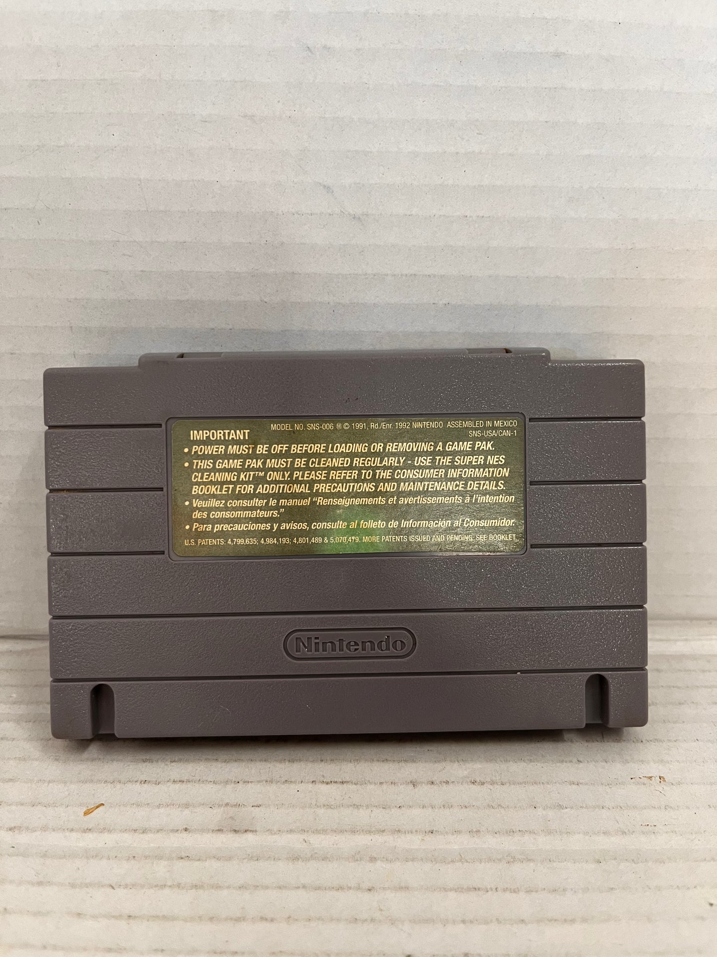 Mega Man X Super Nintendo (SNES, 1992) Authentic Game Only