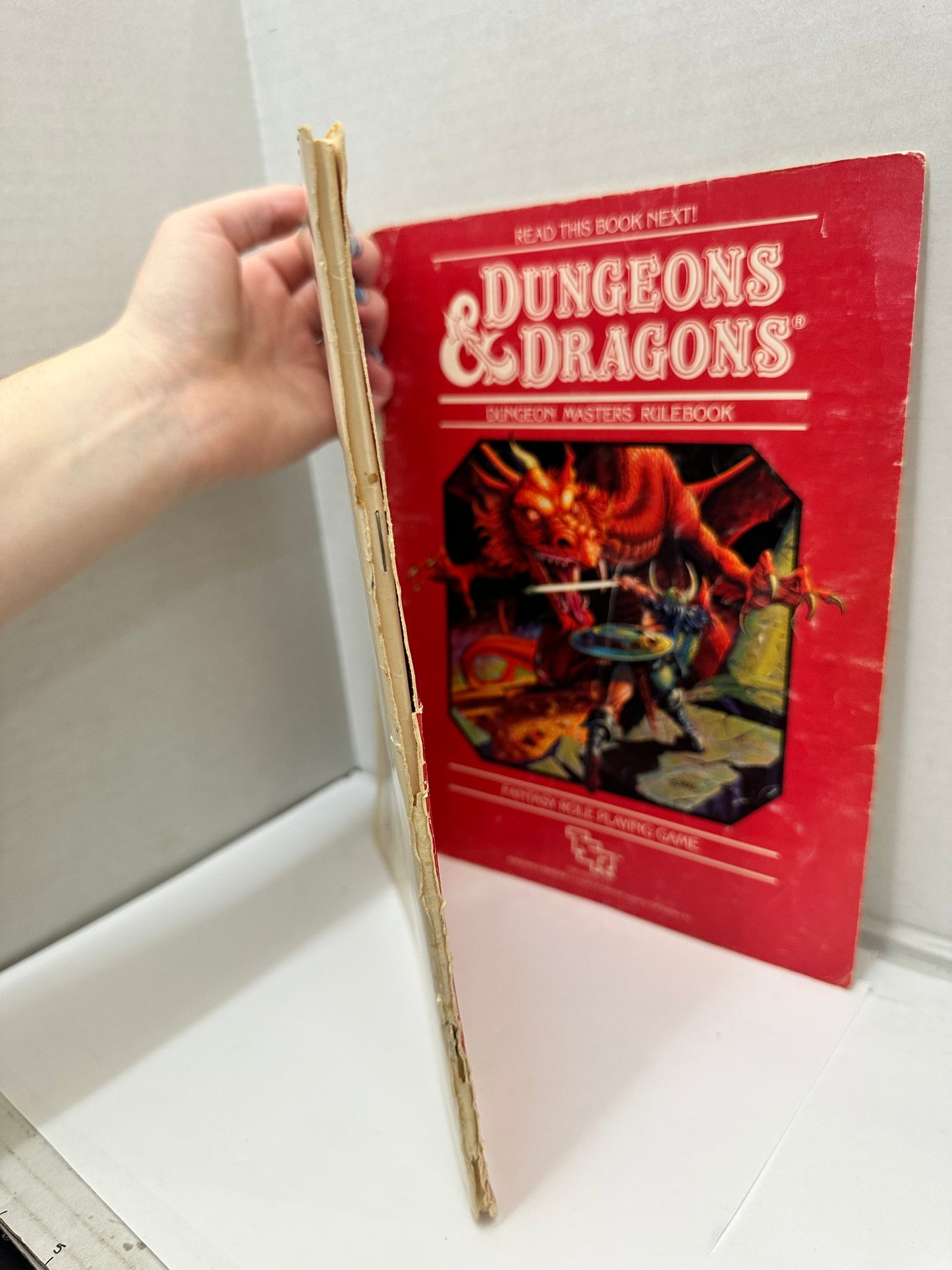 D&D Dungeons & Dragons Players Manual And Dungeon Masters Rule Book