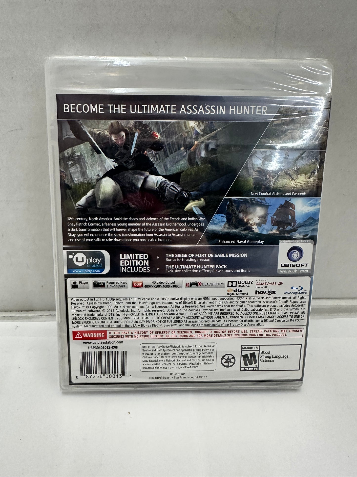 Assassin's Creed Rogue Limited Edition (2014) Sony PlayStation 3