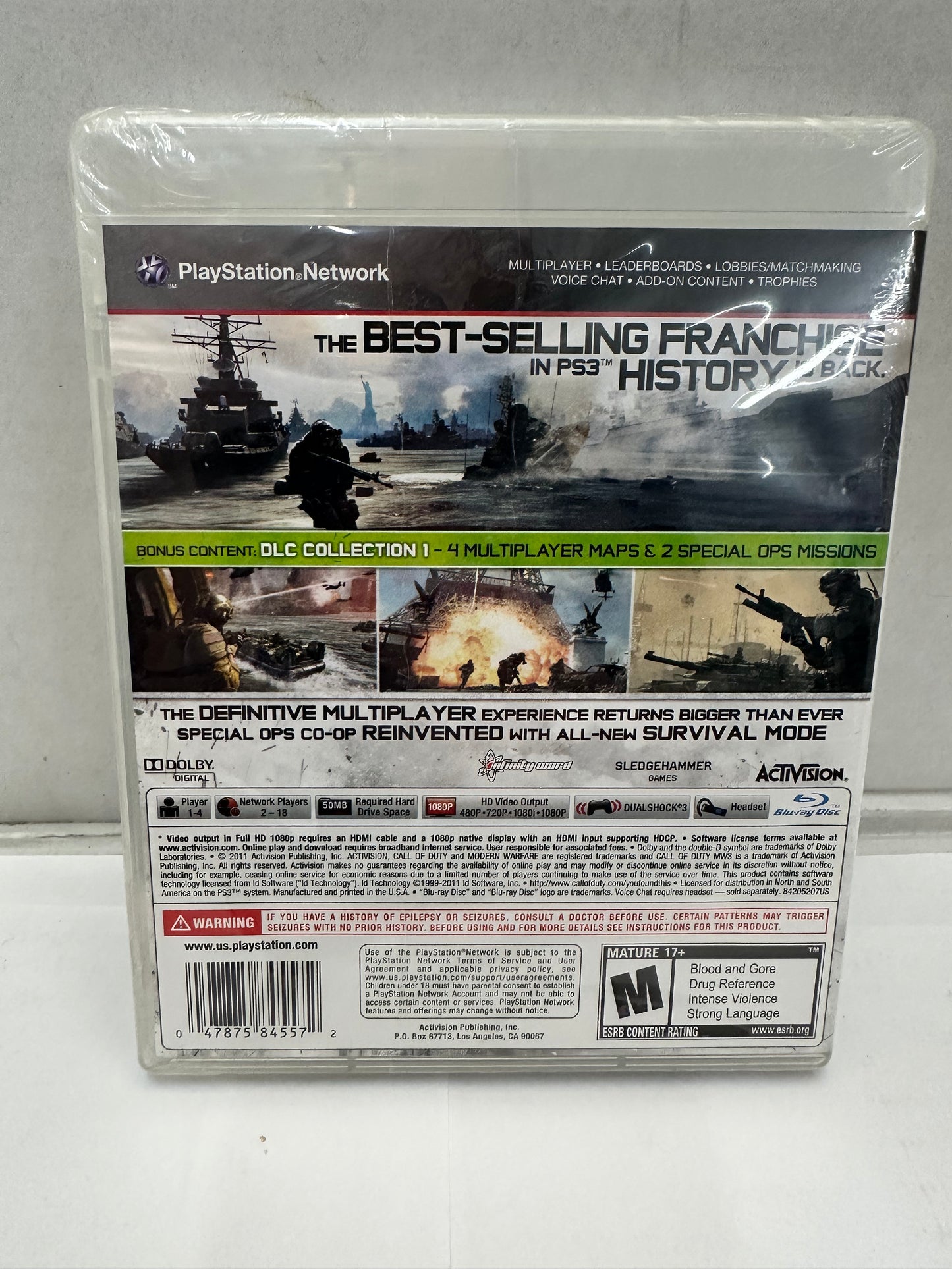 Call of Duty: Modern Warfare 3 PS3 Factory Sealed