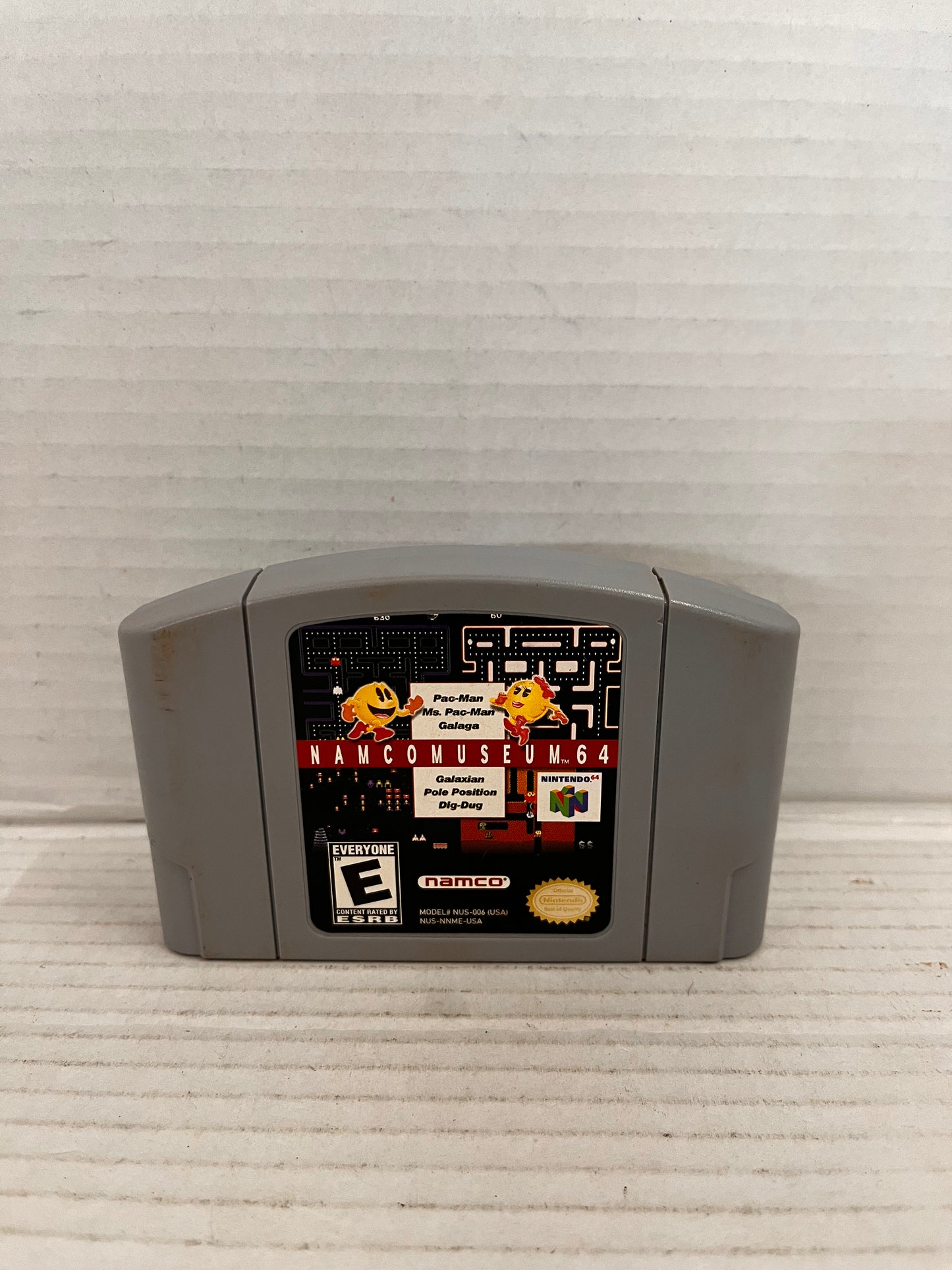 Namco Museum 64 Nintendo 64 N64 Game Cartridge Pac-Man Galaga