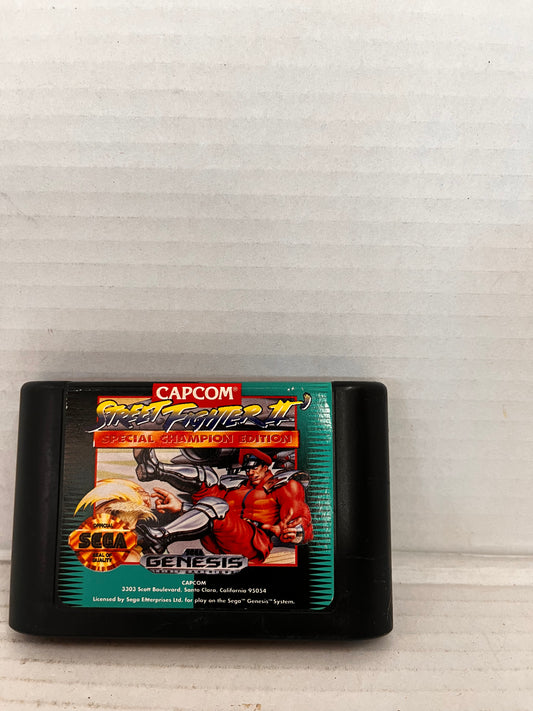 Street Fighter II 2 Special Edition Sega Genesis Game