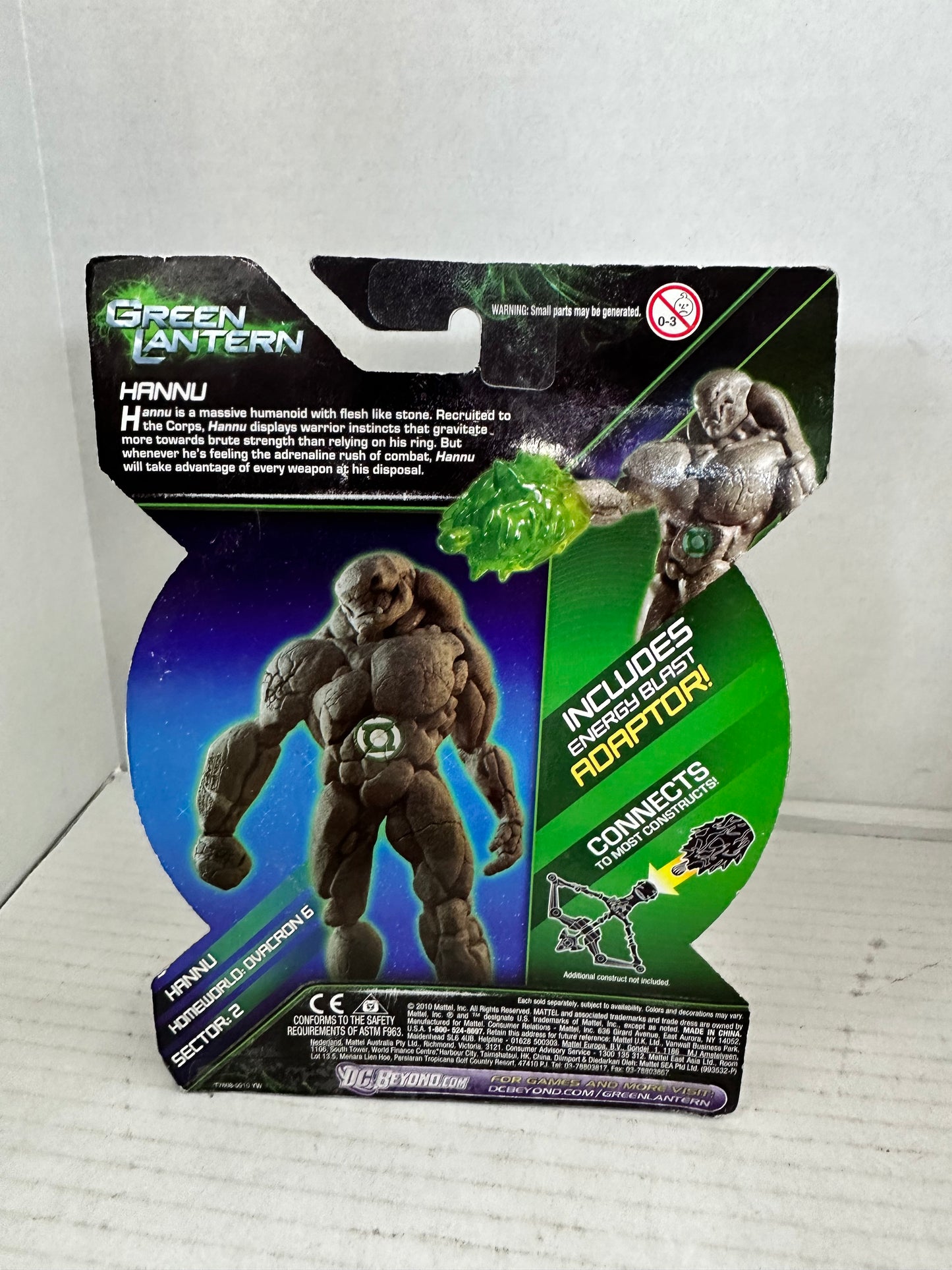 DC Comics Green Lantern Hannu Movie Action Figure w/Power Ring GL 08 Mattel 2010