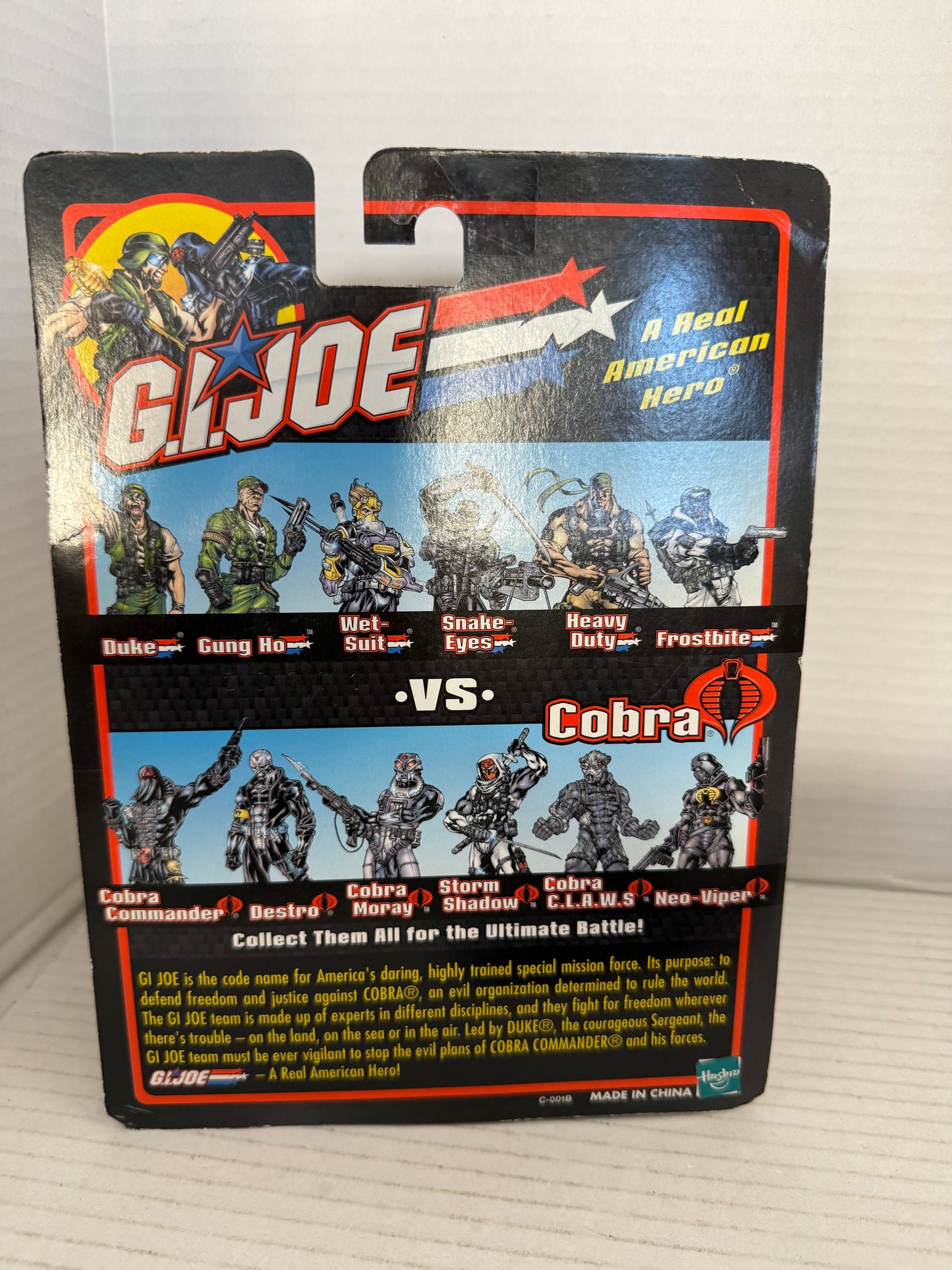 GI Joe A Real American Hero Joe vs. Cobra Snake Eyes Vs Storm Shadow