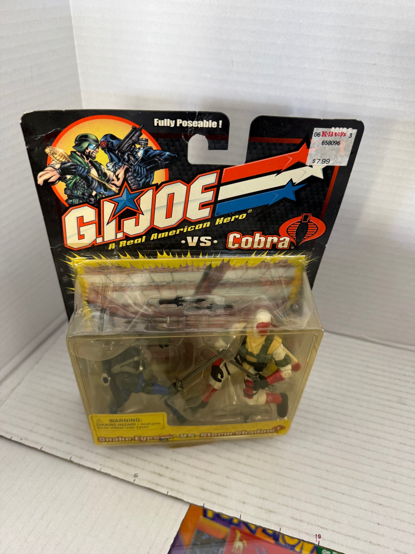 GI Joe A Real American Hero Joe vs. Cobra Snake Eyes Vs Storm Shadow