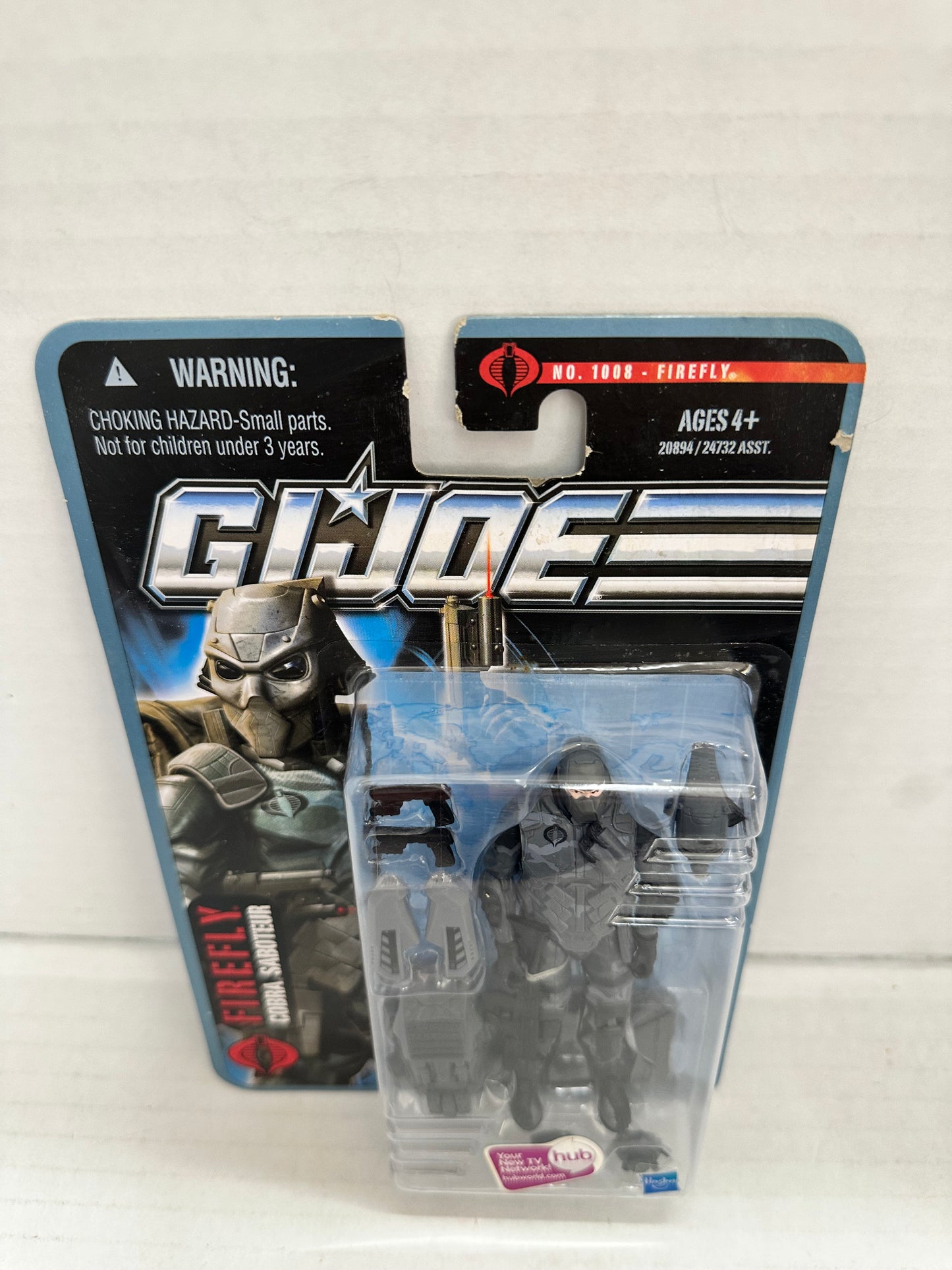 GI Joe Pursuit of Cobra FIREFLY 3.75" Action Figure Hasbro 30th 2010