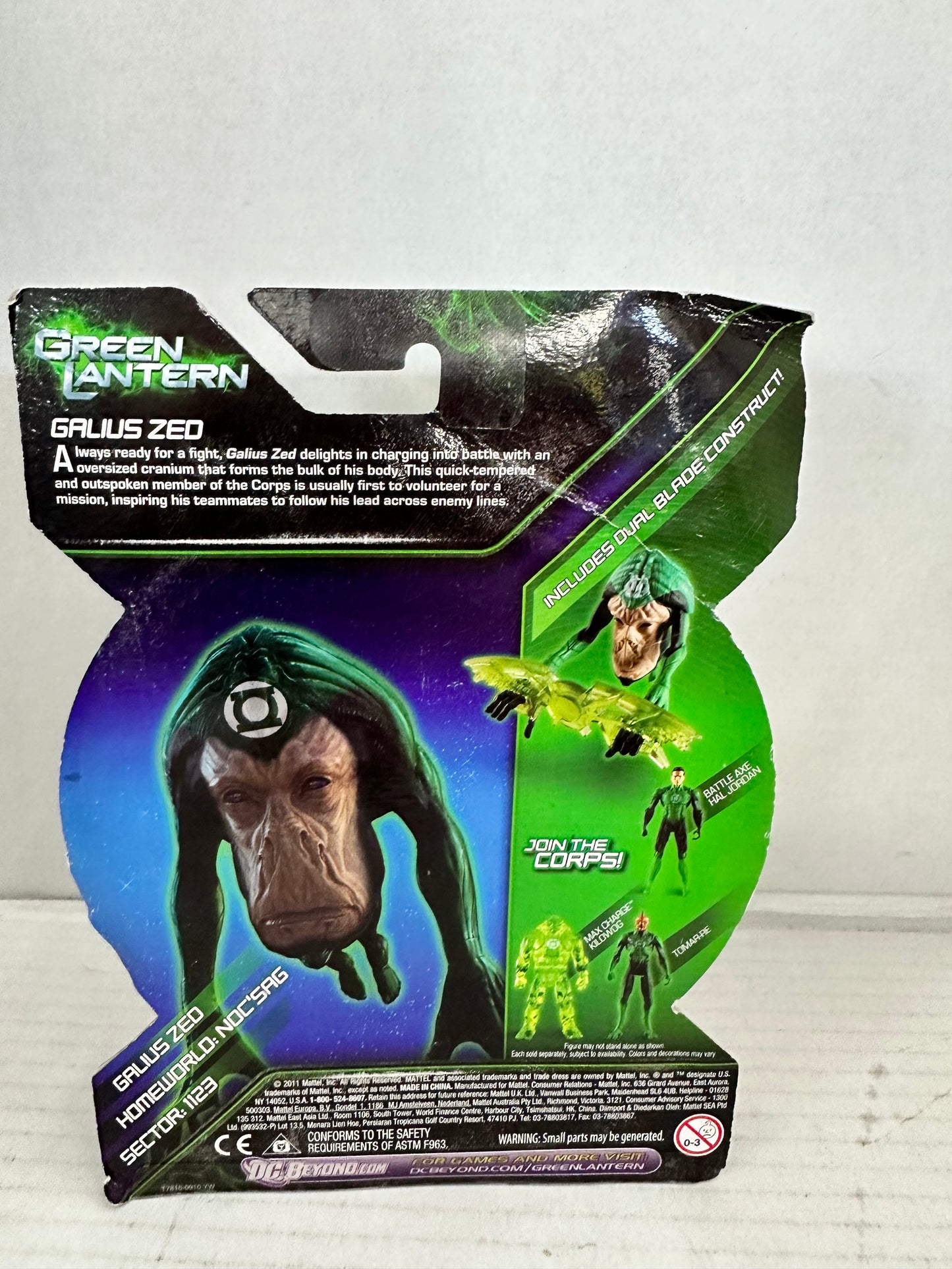 MATTEL DC UNIVERSE GREEN LANTERN MOVIE GALIUS ZED Figure New