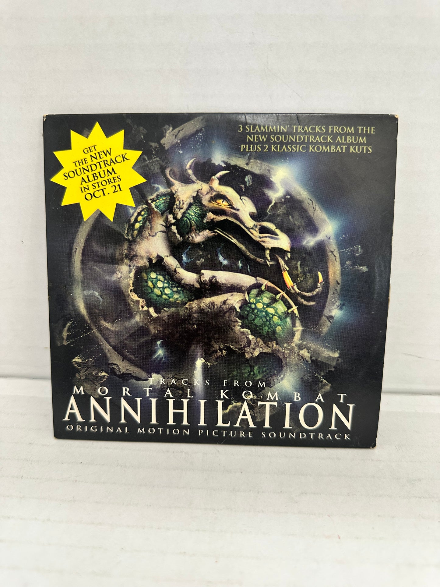 Mortal Kombat Annihilation Rare Promo Soundtrack CD 5 Tracks 1997 Pre-owned