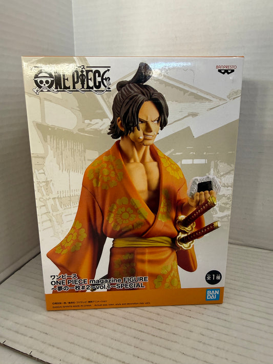 One Piece Magazine A Piece of Dream #2 Ace Special Statue