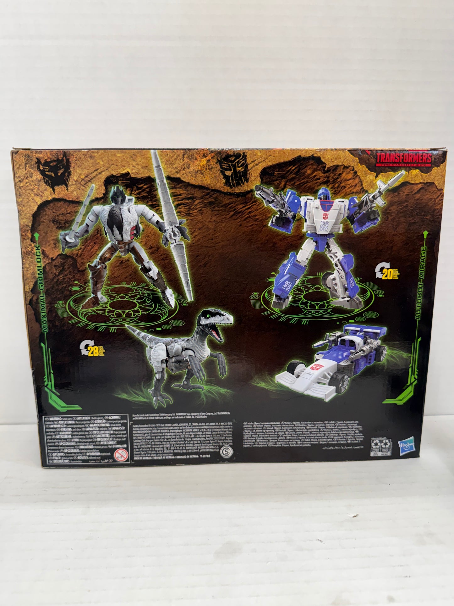 Transformers Generations WFC Kingdom Battle Across Time Mirage & BW Grimlock