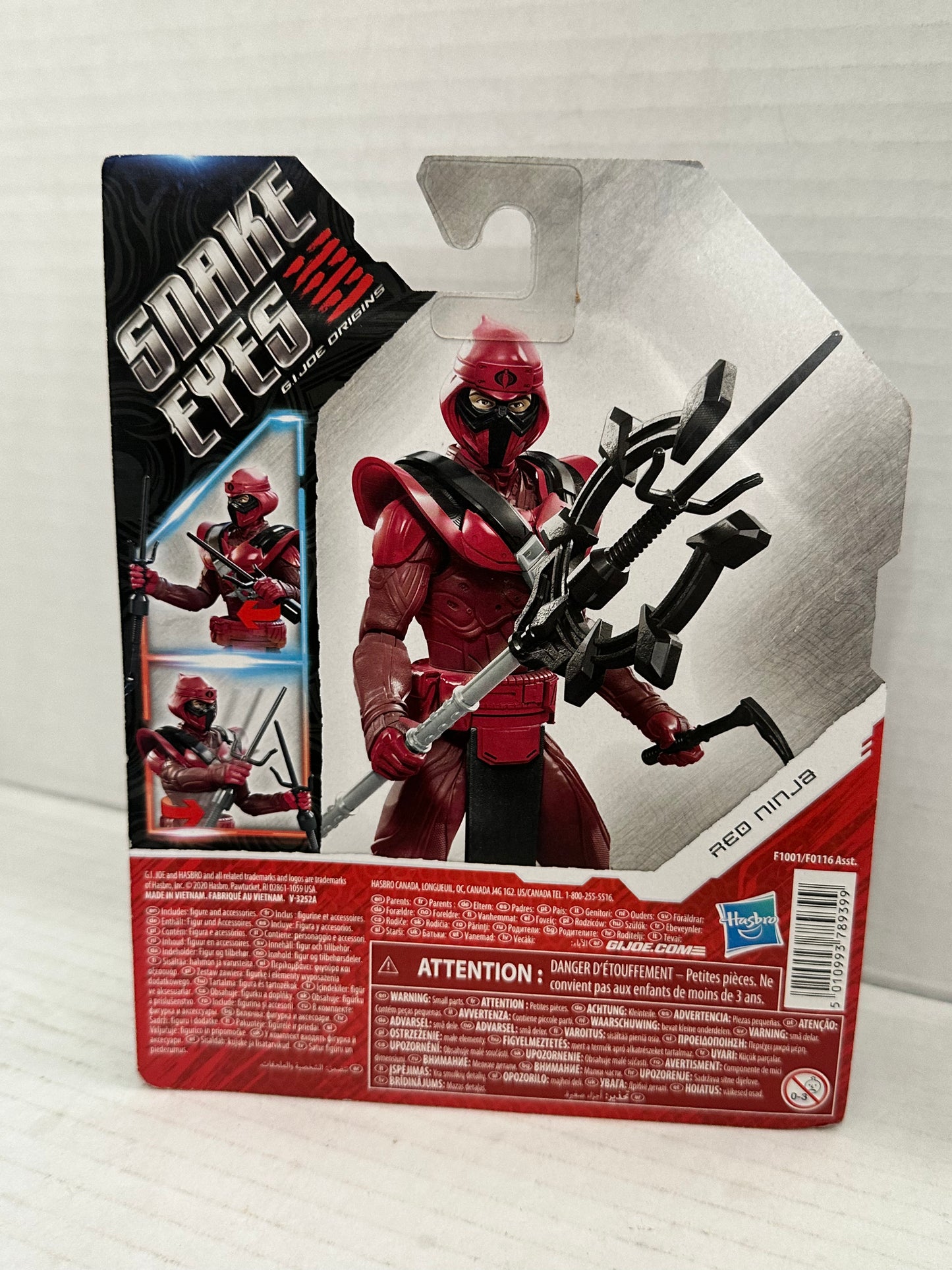 G.I. Joe  Red Ninja 6 inch  From G.I. Joe Snake Eyes