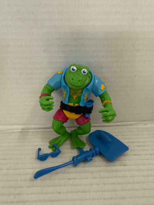 Vintage Genghis Frog 100% Complete Ninja Turtles TMNT