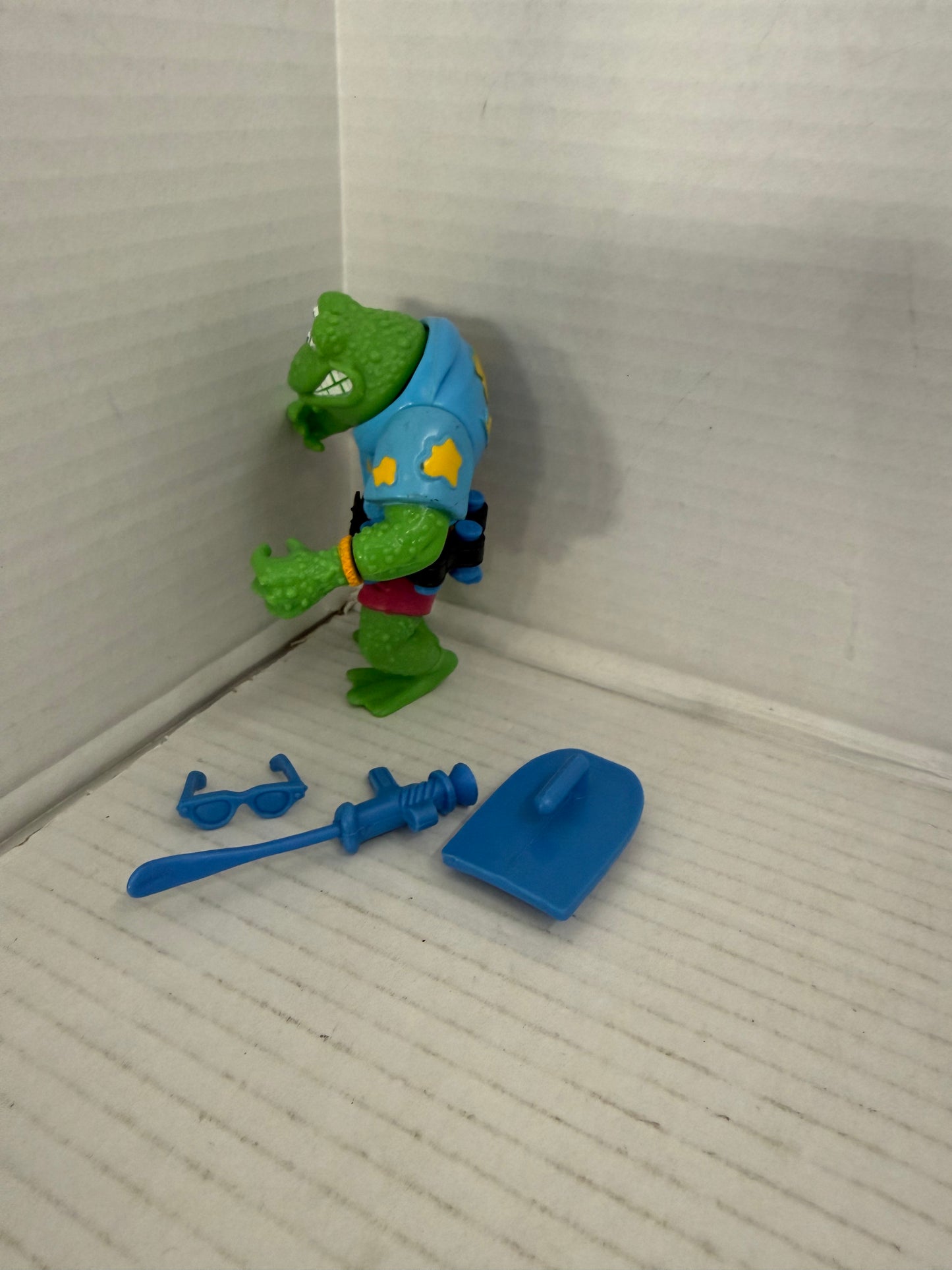 Vintage Genghis Frog 100% Complete Ninja Turtles TMNT