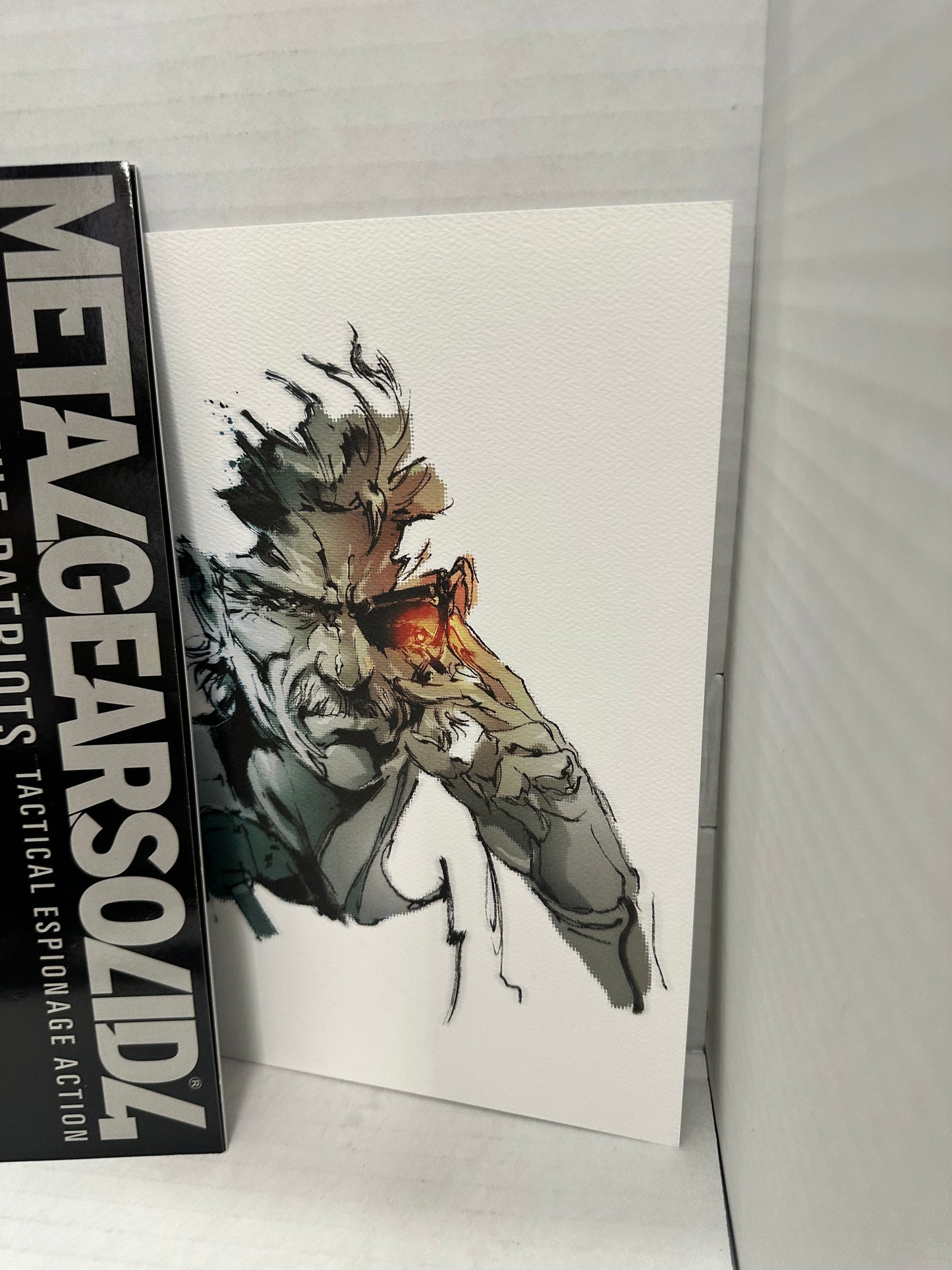 Metal Gear Solid Guns Of The Patriot 4 Collector's Strategy Guide W/Lithograph