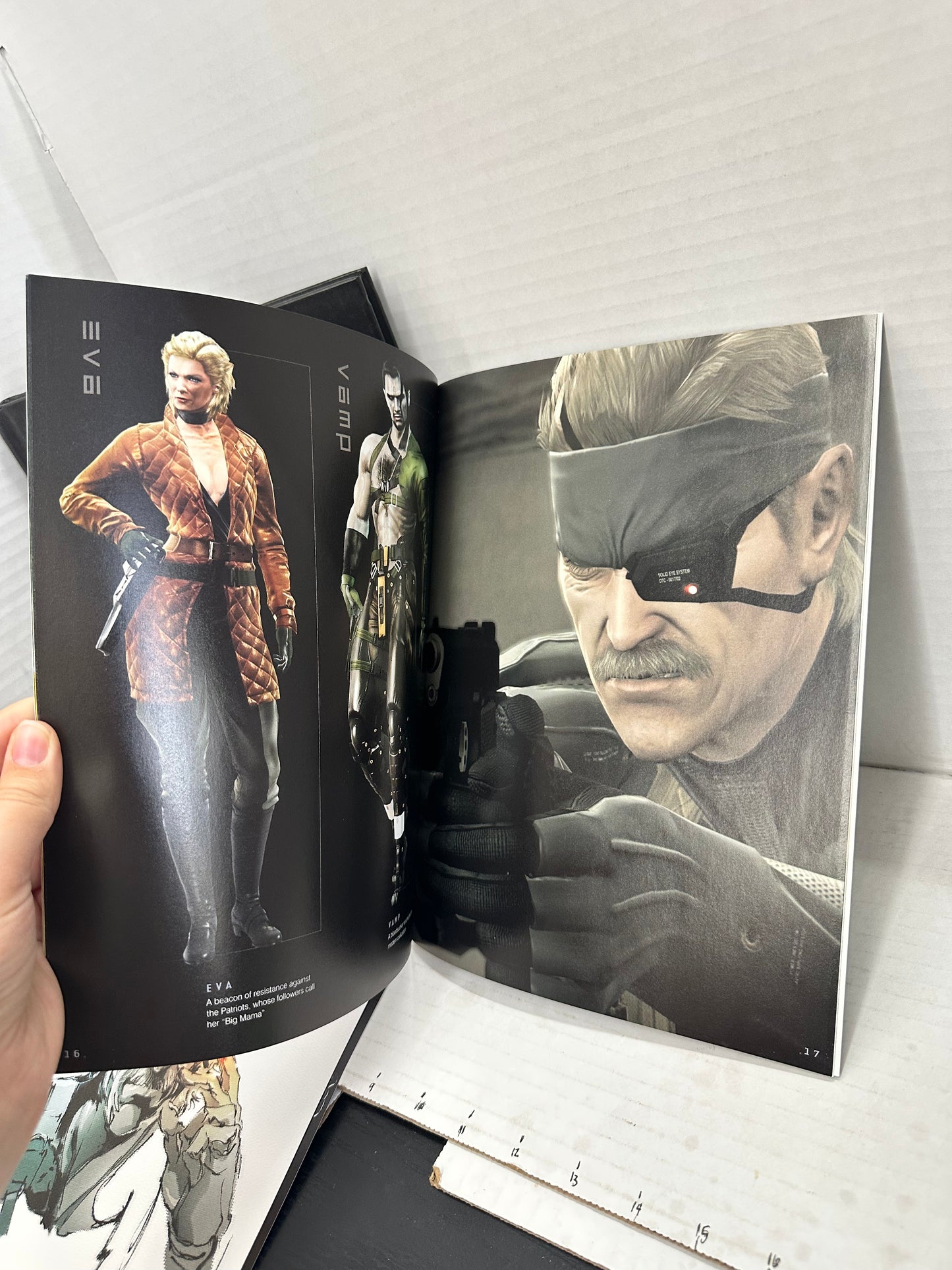 Metal Gear Solid Guns Of The Patriot 4 Collector's Strategy Guide W/Lithograph