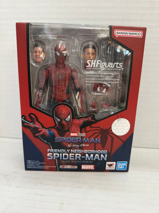 Figure S.H.Figuarts Friendly Neighborhood Spider-Man No Way Home BANDAI Open Box