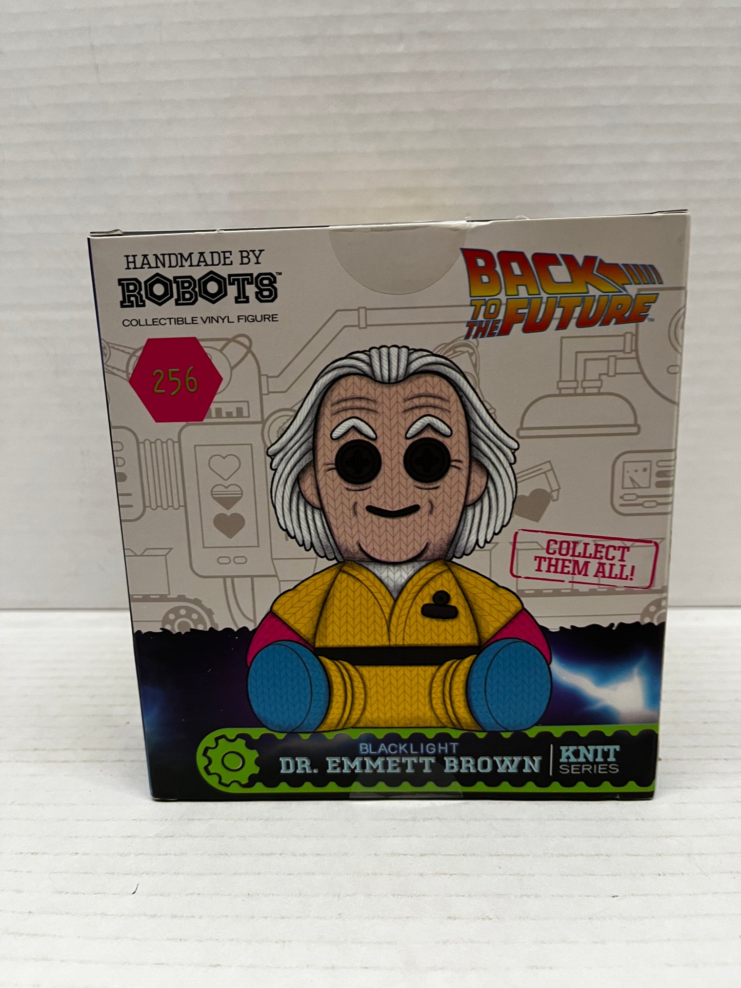 Handmade by Robots - Back to the Future - Dr. Emmett Brown #256 (Blacklight)