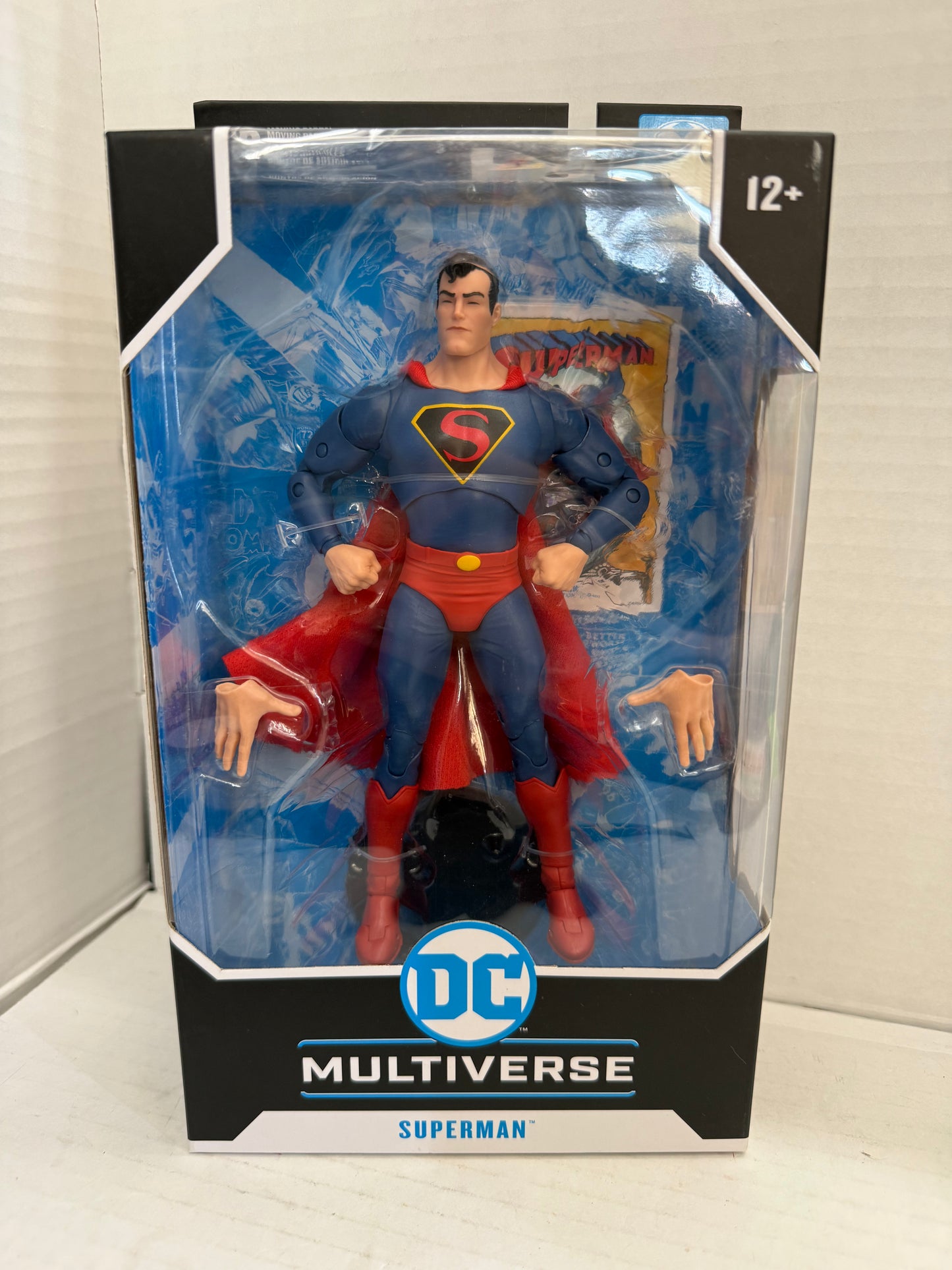 2025 McFarlane DC Multiverse Classic Animation 1940 Superman 7" Figure Open Box