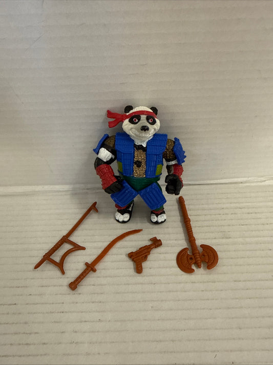 Panda Khan 1990 Vintage TMNT Teenage Mutant Ninja Turtles Figure