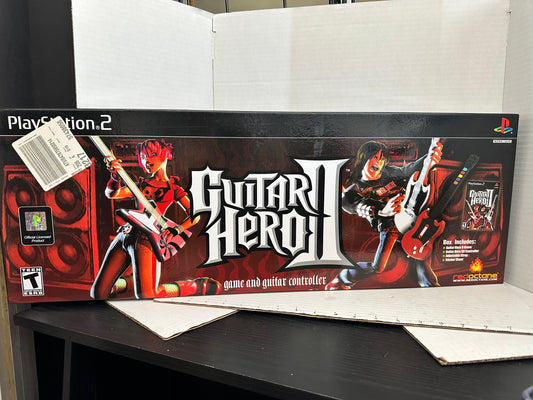 Guitar Hero II Game and Guitar Controller (Playstation 2, 2006)