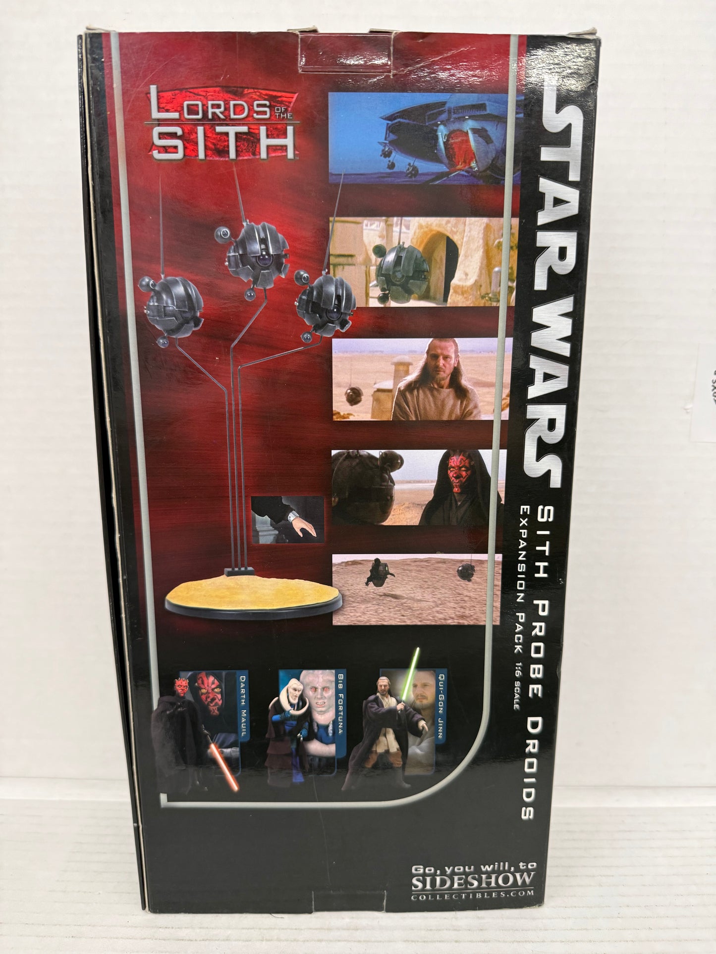 Sideshow 1/6 Scale Star Wars Sith Probe Droid Expansion Pack Inclusive New!