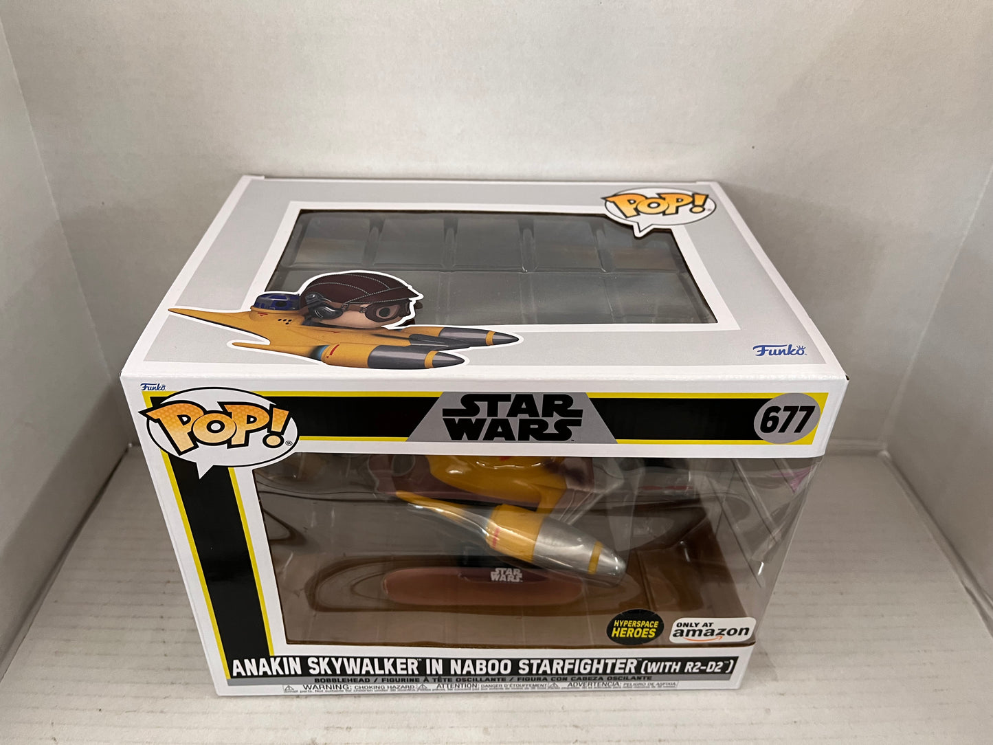 Funko Pop! Star Wars Hyperspace Heroes Anakin in Naboo Sarfighter with R2-D2