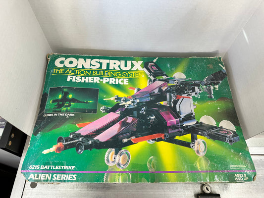 1985 Fisher Price Construx 6215 Battlestrike w/ Box - No Manual
