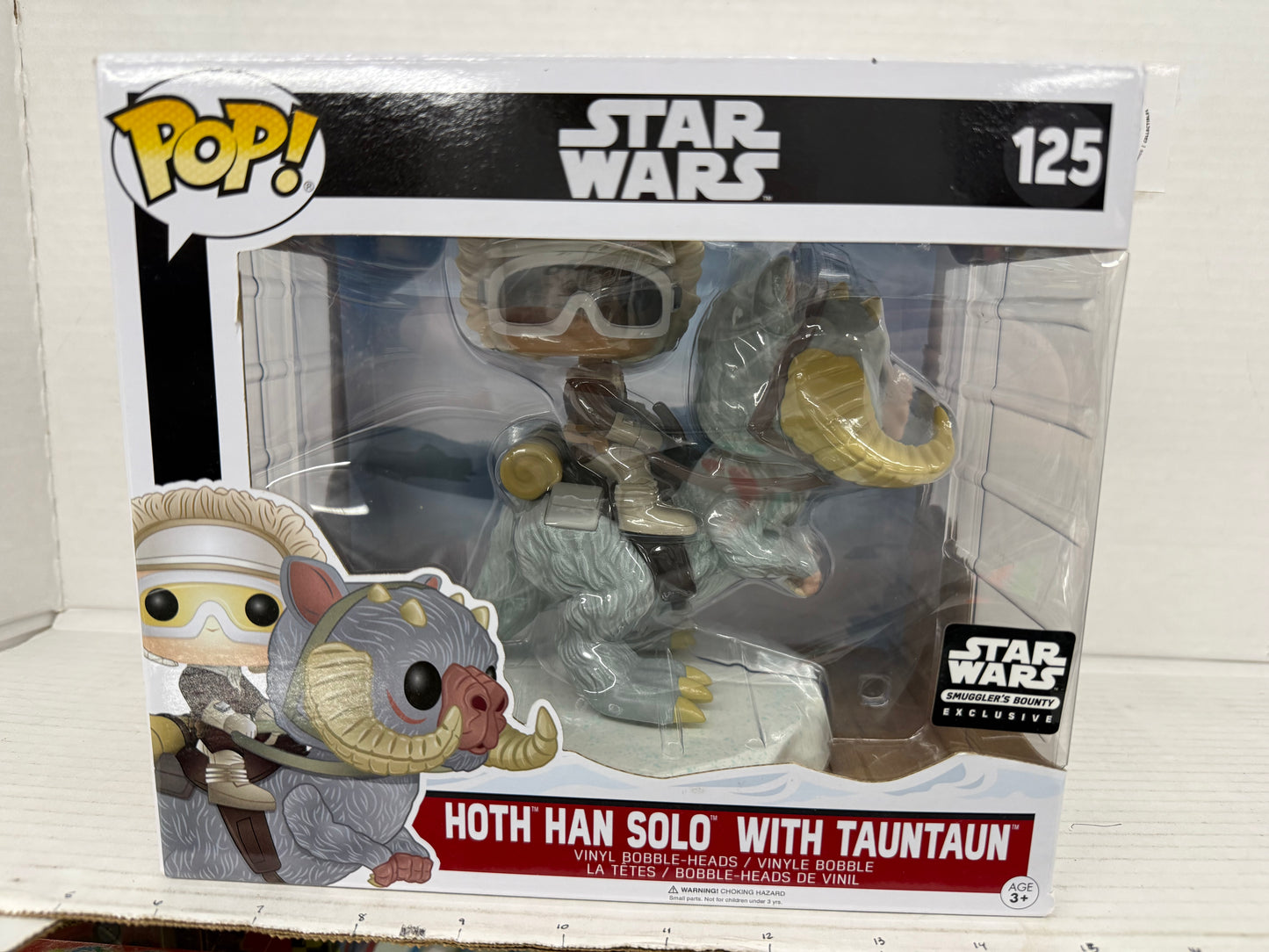 Funko Pop! Star Wars 125 Hoth Han Solo With Tauntaun Smuggler's Bounty Exclusive