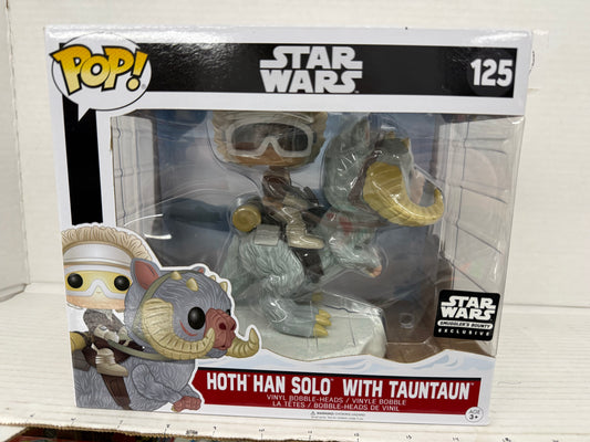 Funko Pop! Star Wars 125 Hoth Han Solo With Tauntaun Smuggler's Bounty Exclusive