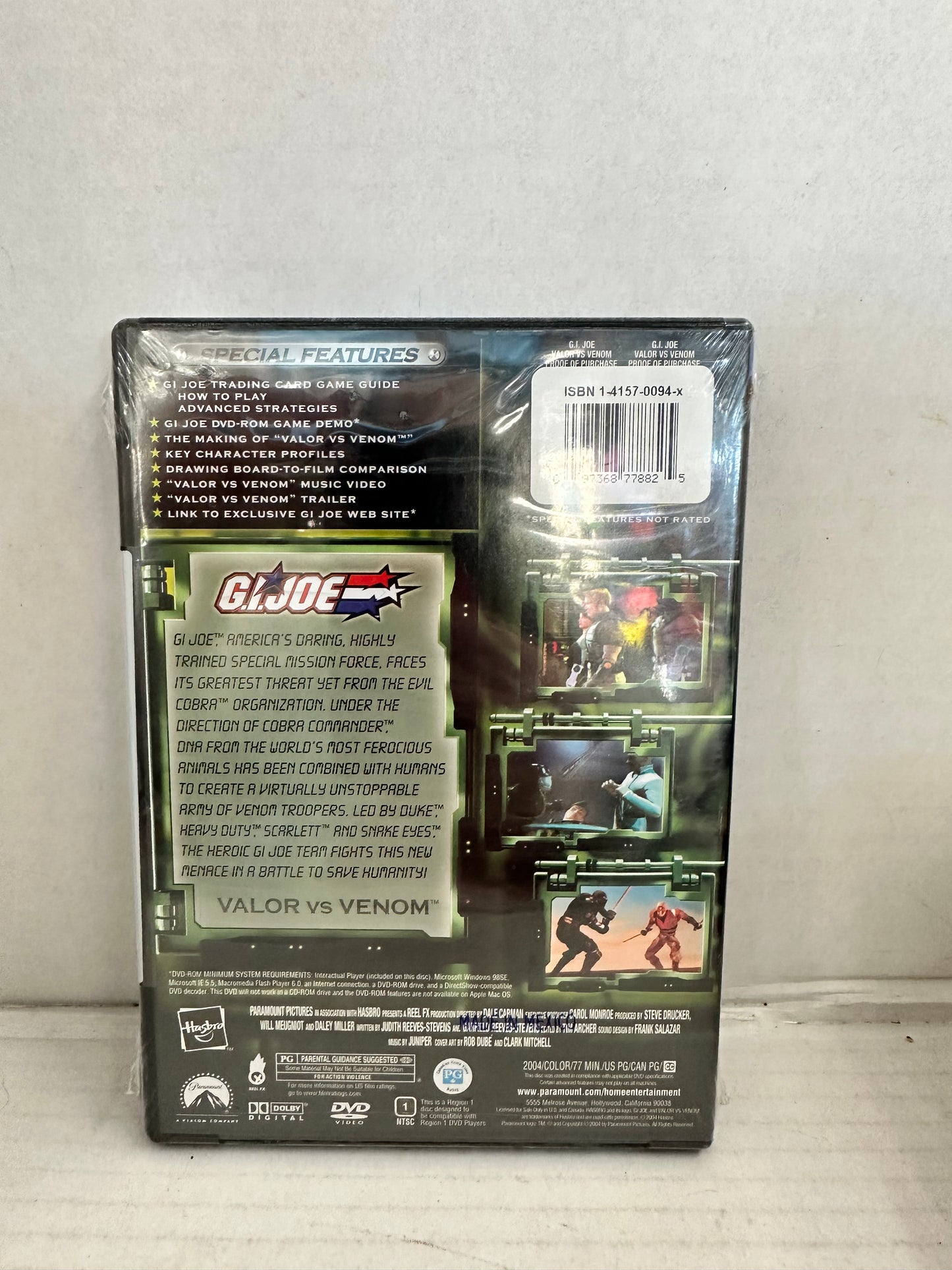 G.i. Joe: Valor Vs Venom - DVD - NEW SEALED 2004