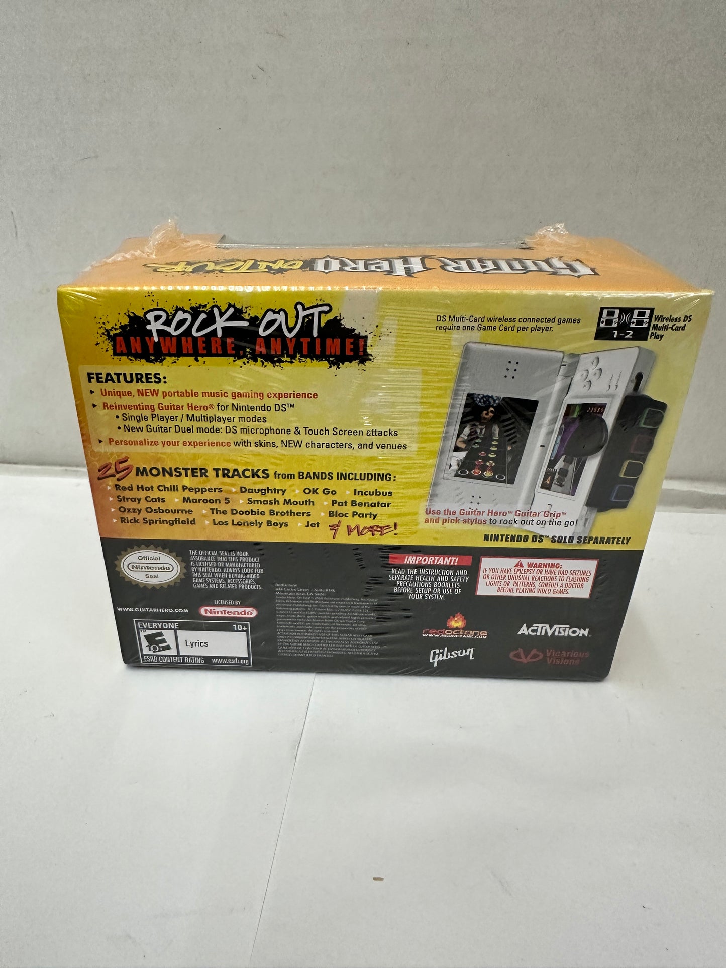 FACTORY SEALED Guitar Hero: On Tour Nintendo DS