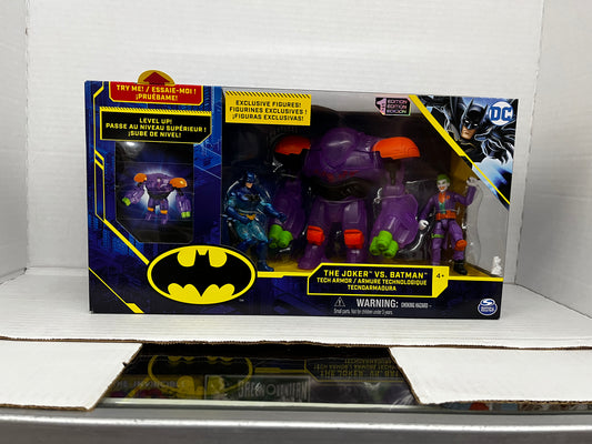 (DC) Comics (The Joker Vs Batman) Action Figure Set Tech Armor 1st Edition