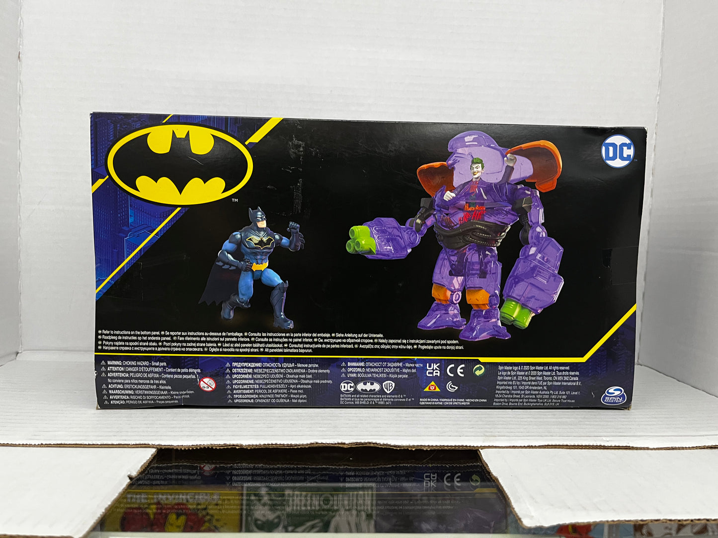 (DC) Comics (The Joker Vs Batman) Action Figure Set Tech Armor 1st Edition