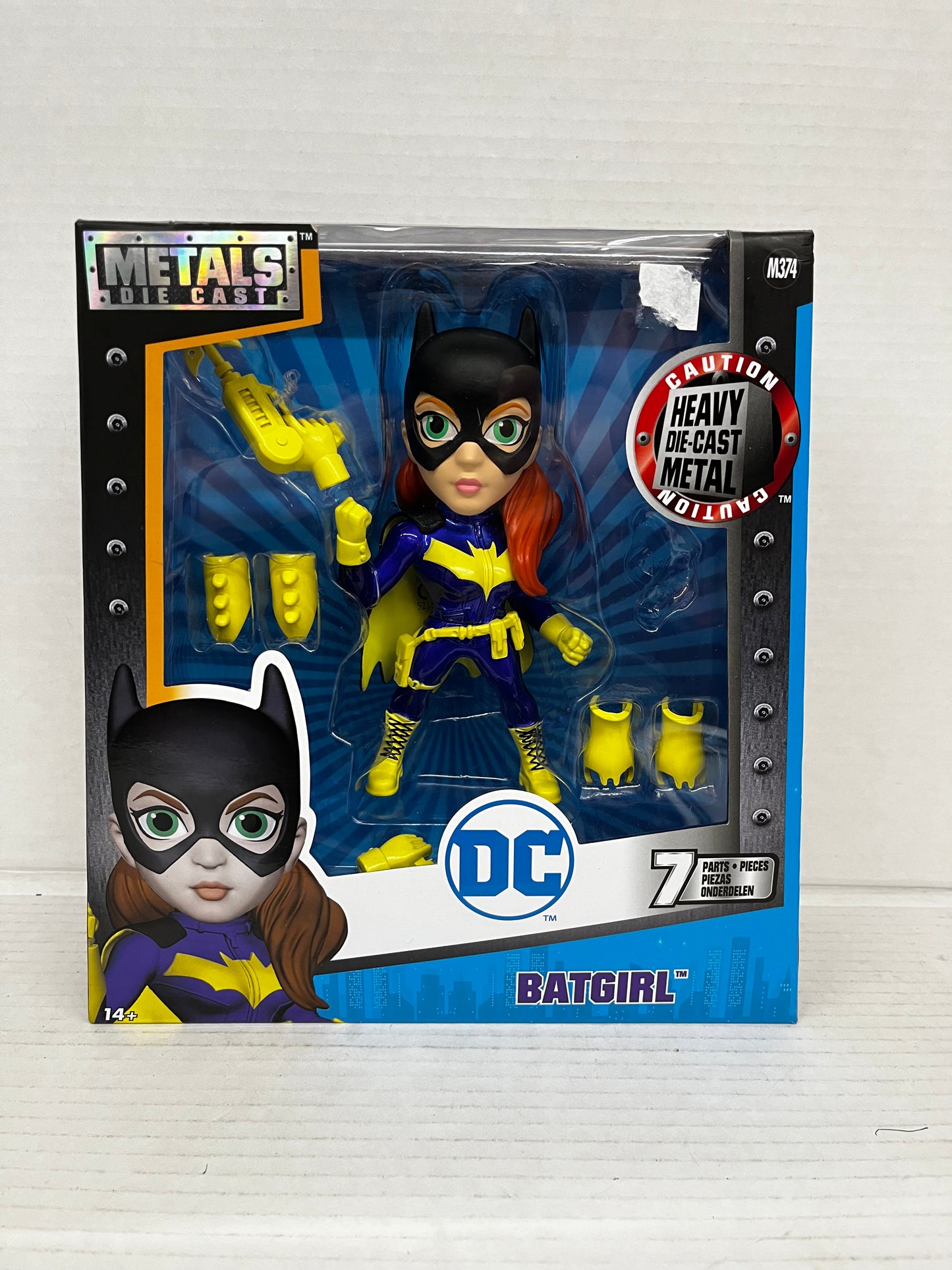 Jada Toys DC METALS Die-cast BATGIRL 6" Figure w/7 Parts M374