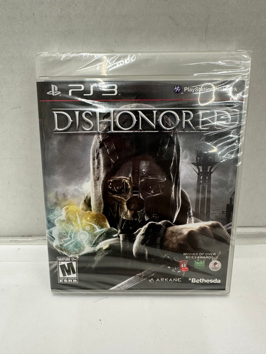 Dishonored (Sony PS3, 2012) Brand New Factory Sealed
