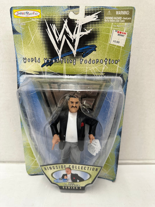 Sgt Slaughter WWF WWE Jakk's Action Figure Ringside Collection 1998 Sealed