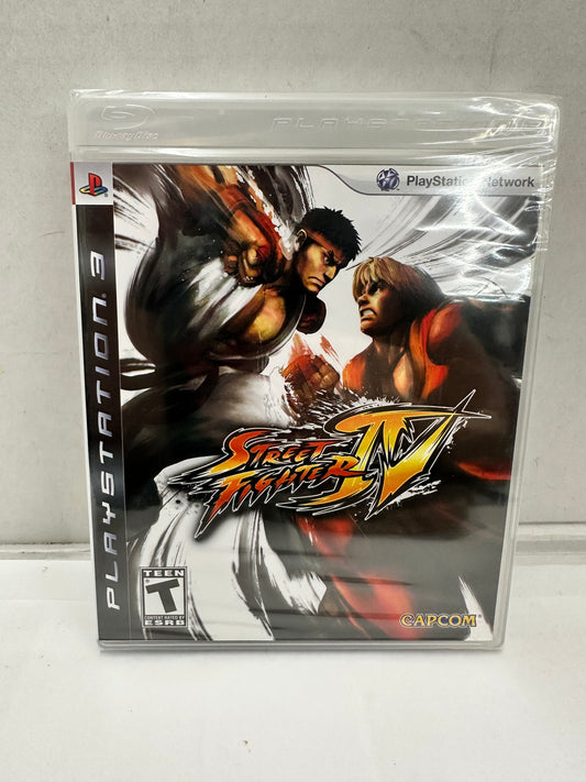 Street Fighter IV 2009 PS3 PlayStation 3 BLACK LABEL SEALED NEW