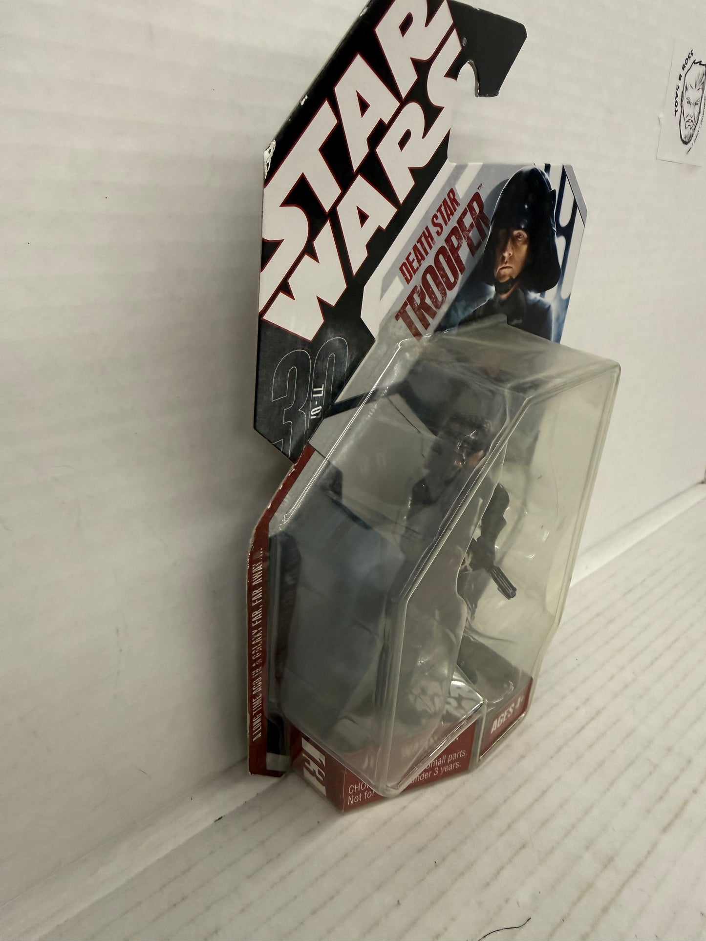 Star Wars 30th Anniversary Death Star Trooper 2007 Hasbro Figure w/ coin MOSC