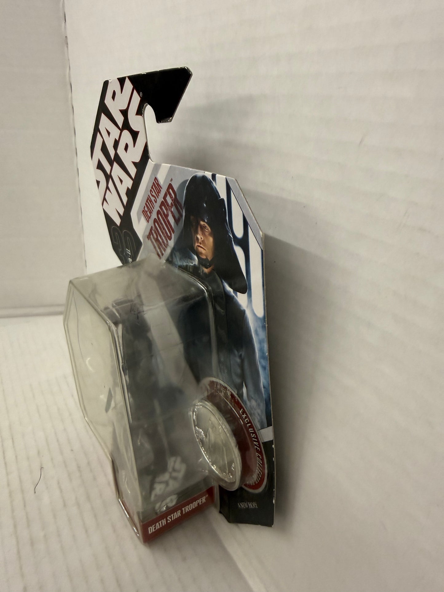 Star Wars 30th Anniversary Death Star Trooper 2007 Hasbro Figure w/ coin MOSC