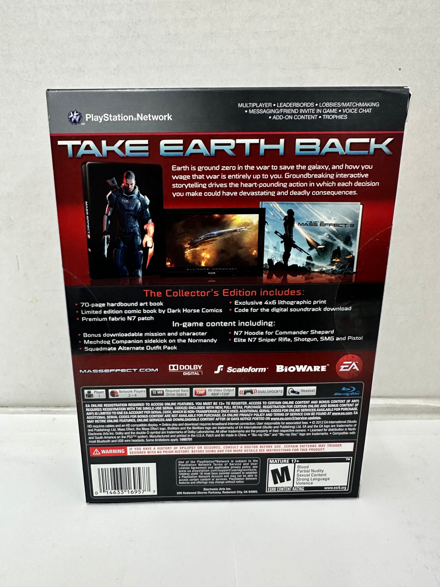 Mass Effect 3 N7 Collector's Edition PS3 BRAND NEW