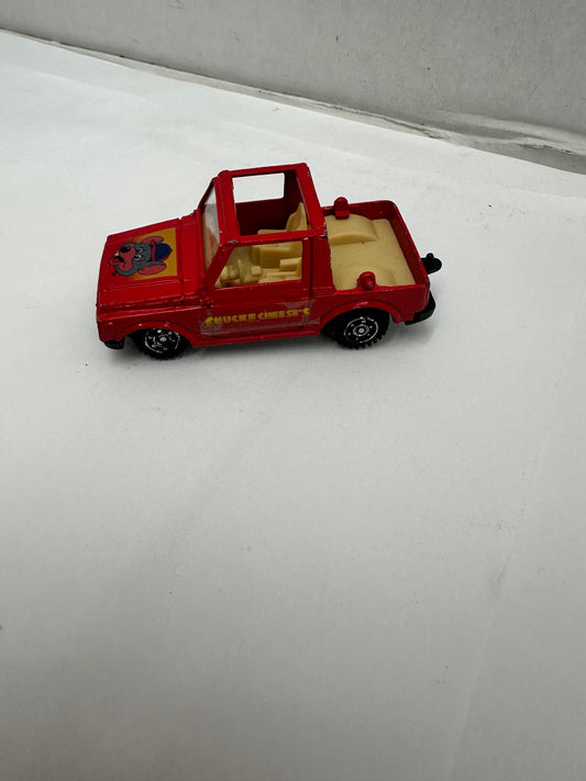 Suzuki Sj Samurai Street Roader 1/64 Toys Chuck E Chesse Diecast ( Missing Top )