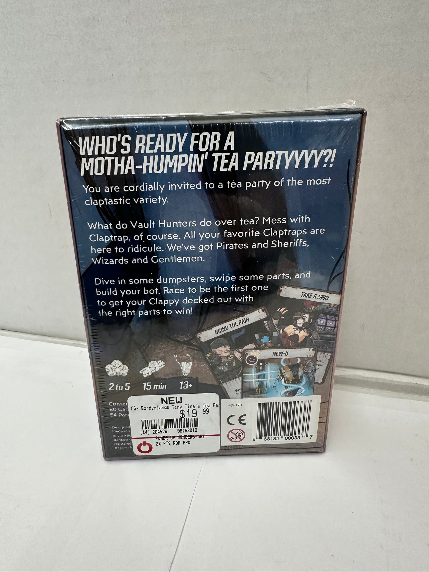 Borderlands: Tiny Tina's Robot Tea Party Card Game - Sealed